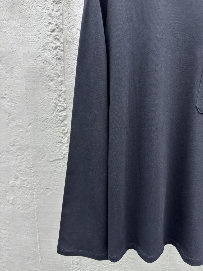 Prada triangle label pocket long sleeve black 5