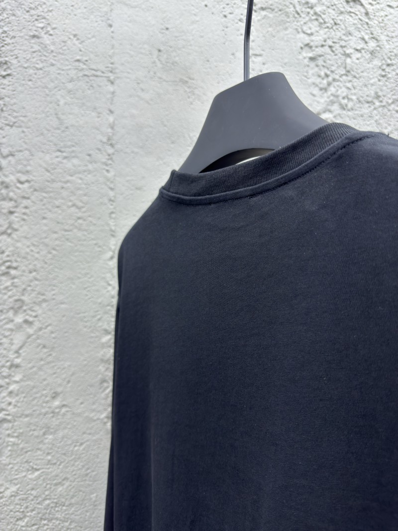Prada triangle label pocket long sleeve black 8