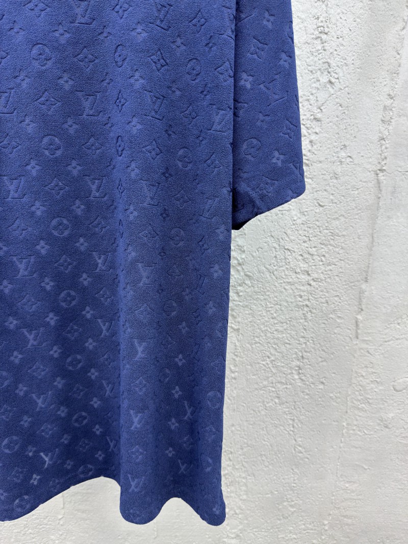 lv jacquard towel fabric short sleeve 6