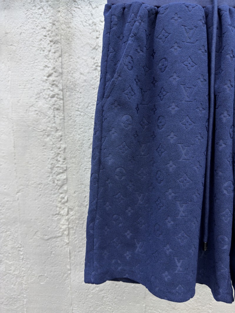 lv jacquard towel fabric shorts 5
