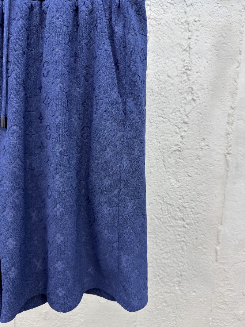 lv jacquard towel fabric shorts 6
