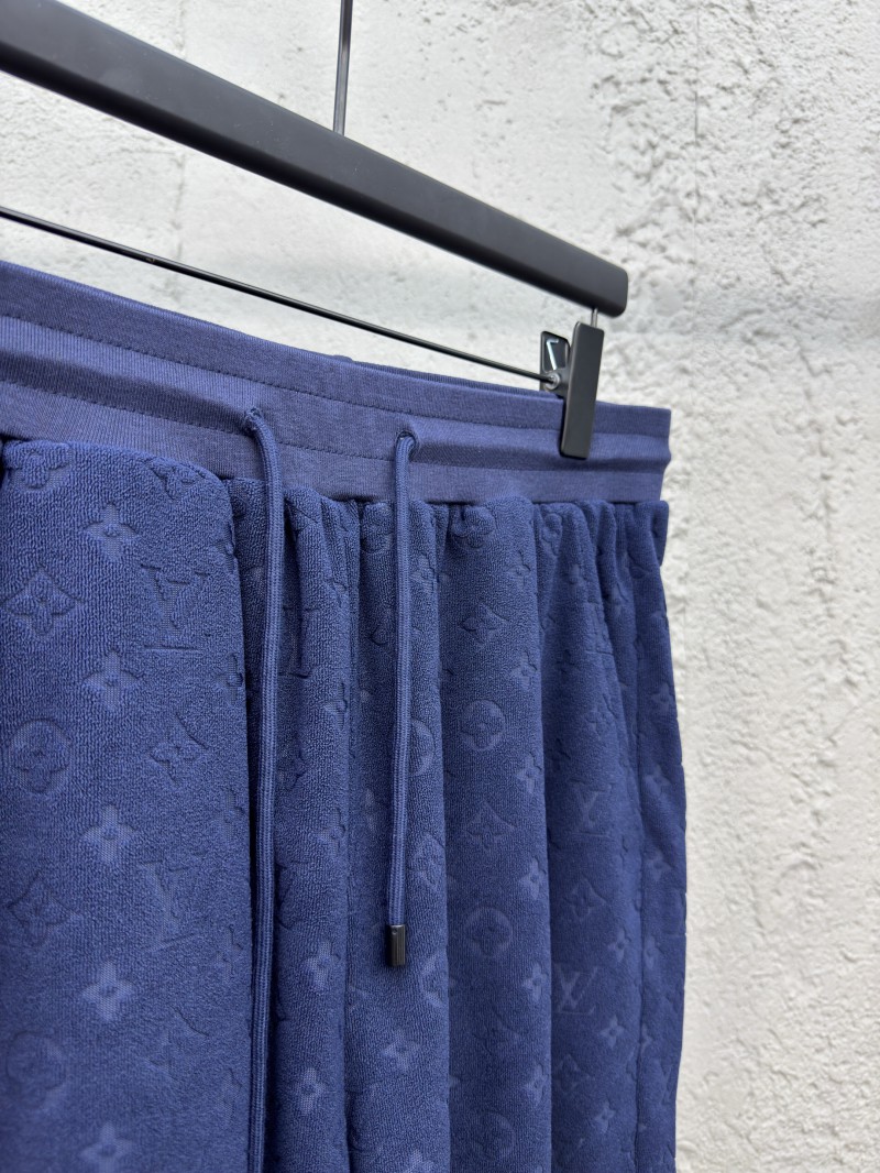 lv jacquard towel fabric shorts 7
