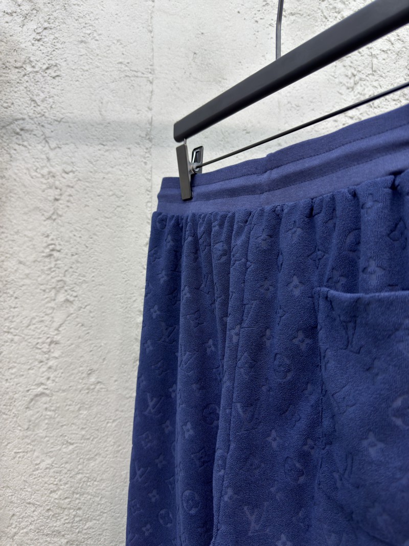 lv jacquard towel fabric shorts 8