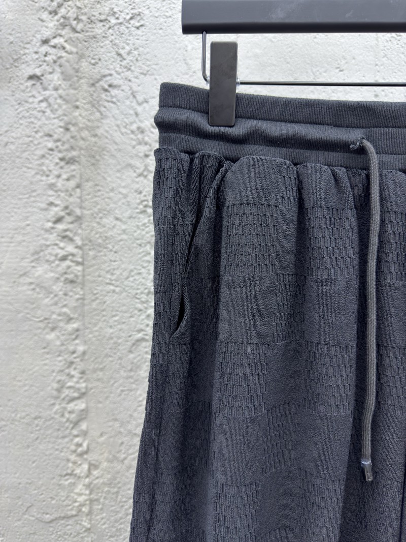 lv cotton terry embroidered shorts 3