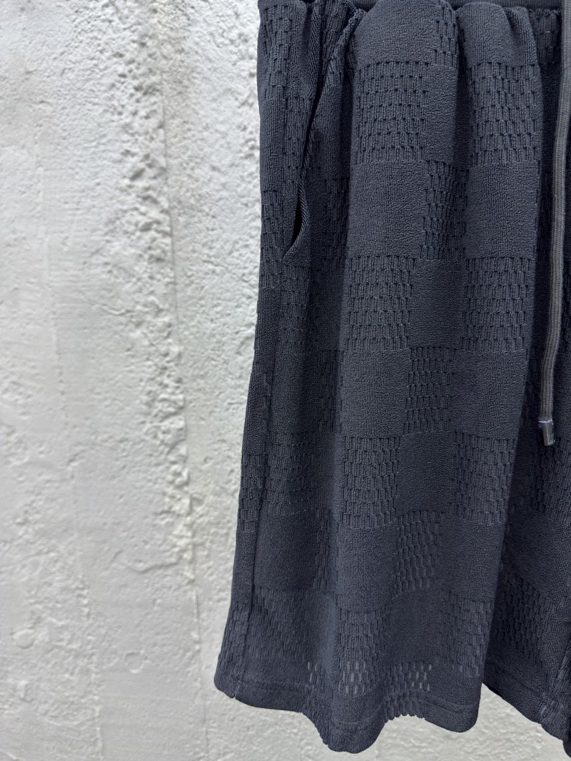 lv cotton terry embroidered shorts 5