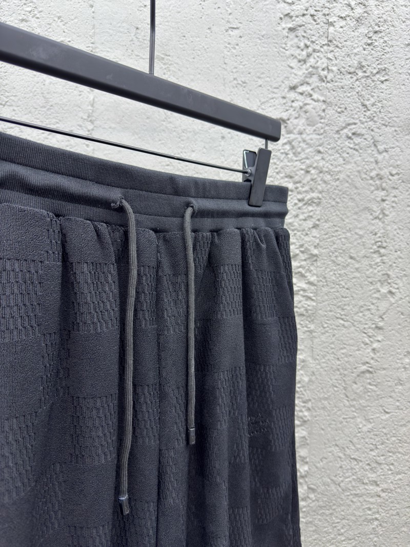 lv cotton terry embroidered shorts 7