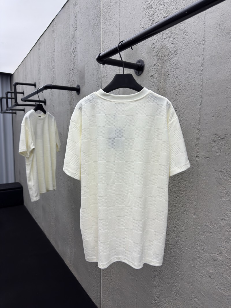 lv cotton terry embroidered short sleeves 1