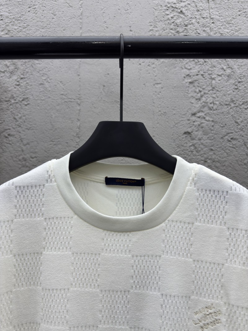 lv cotton terry embroidered short sleeves 2