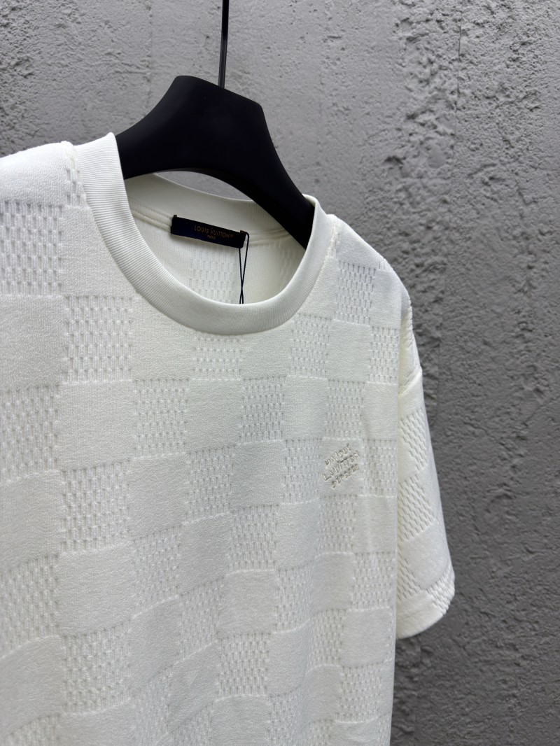 lv cotton terry embroidered short sleeves 7