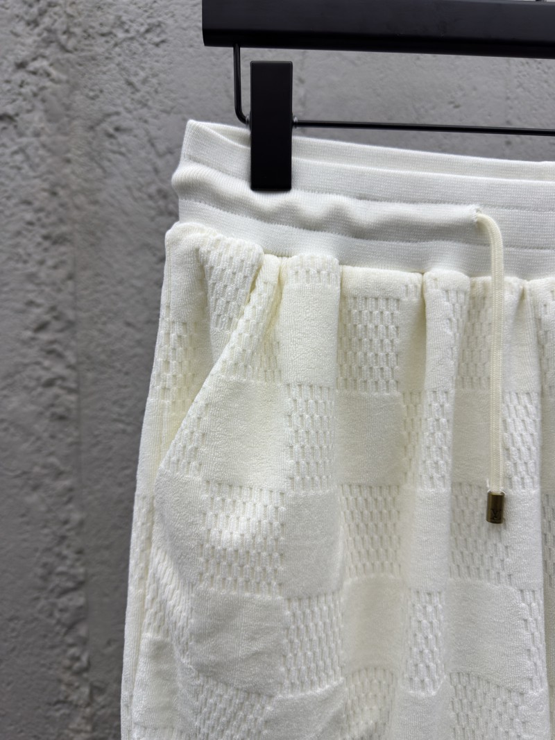 lv plaid terry jacquard shorts 3