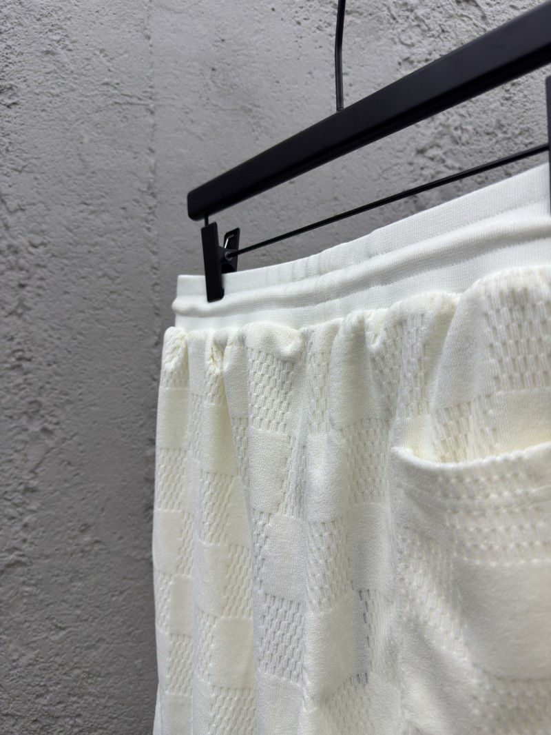 lv plaid terry jacquard shorts 8