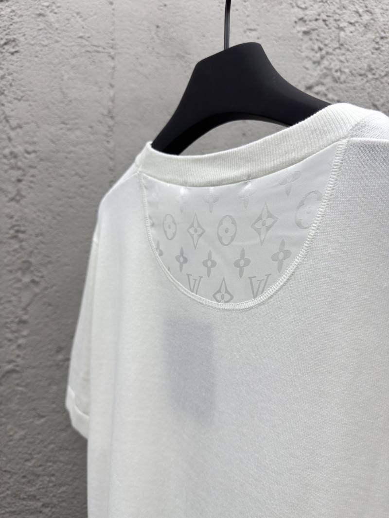 lv old flower knit appliqu?? pocket short sleeve 8