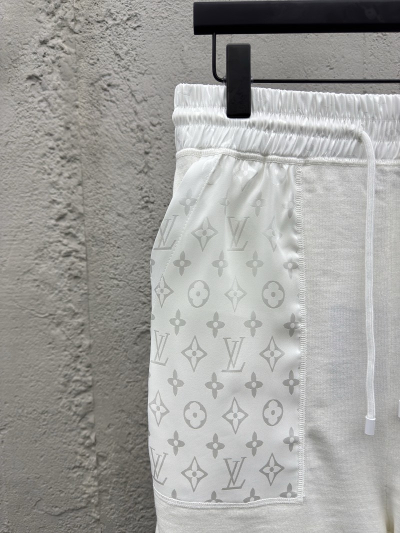 lv old flower knit inlay pocket shorts 3