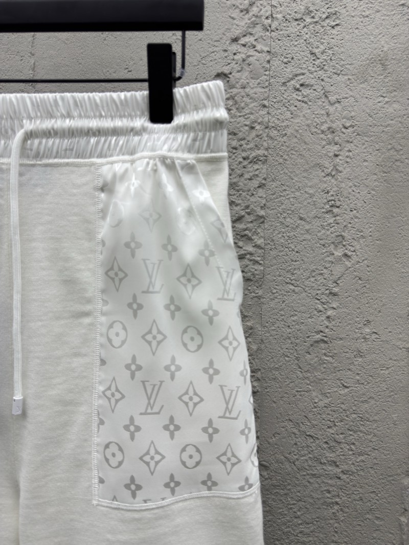 lv old flower knit inlay pocket shorts 4