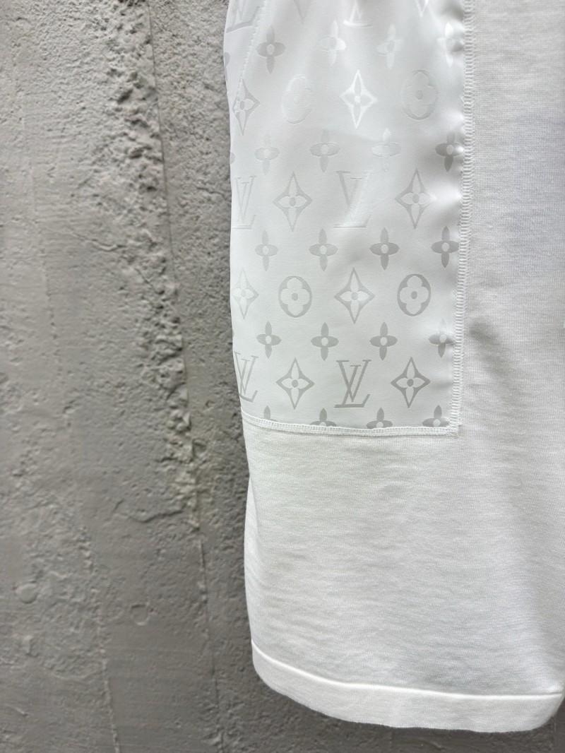 lv old flower knit inlay pocket shorts 5