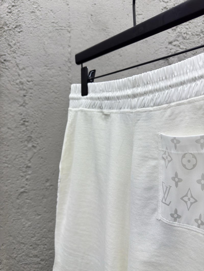 lv old flower knit inlay pocket shorts 8