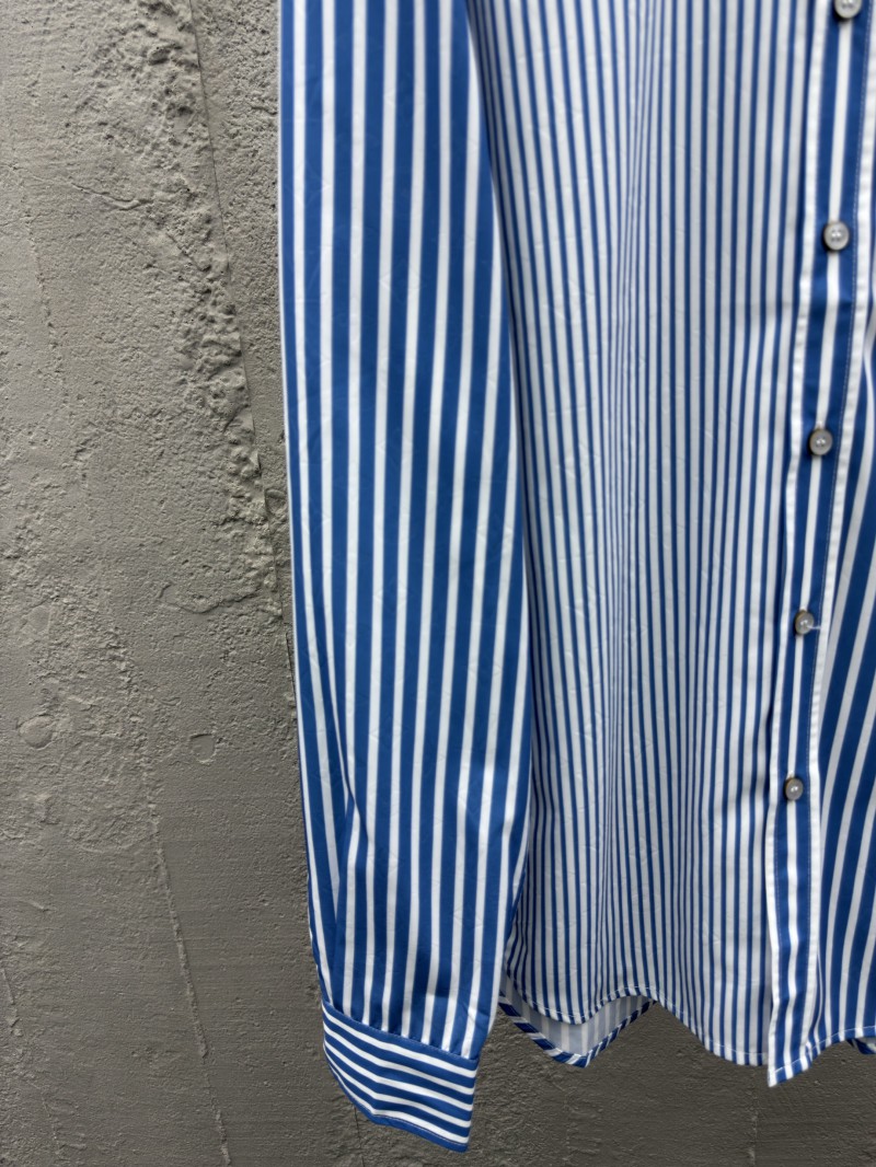 lv striped printed letter shirt 2 5