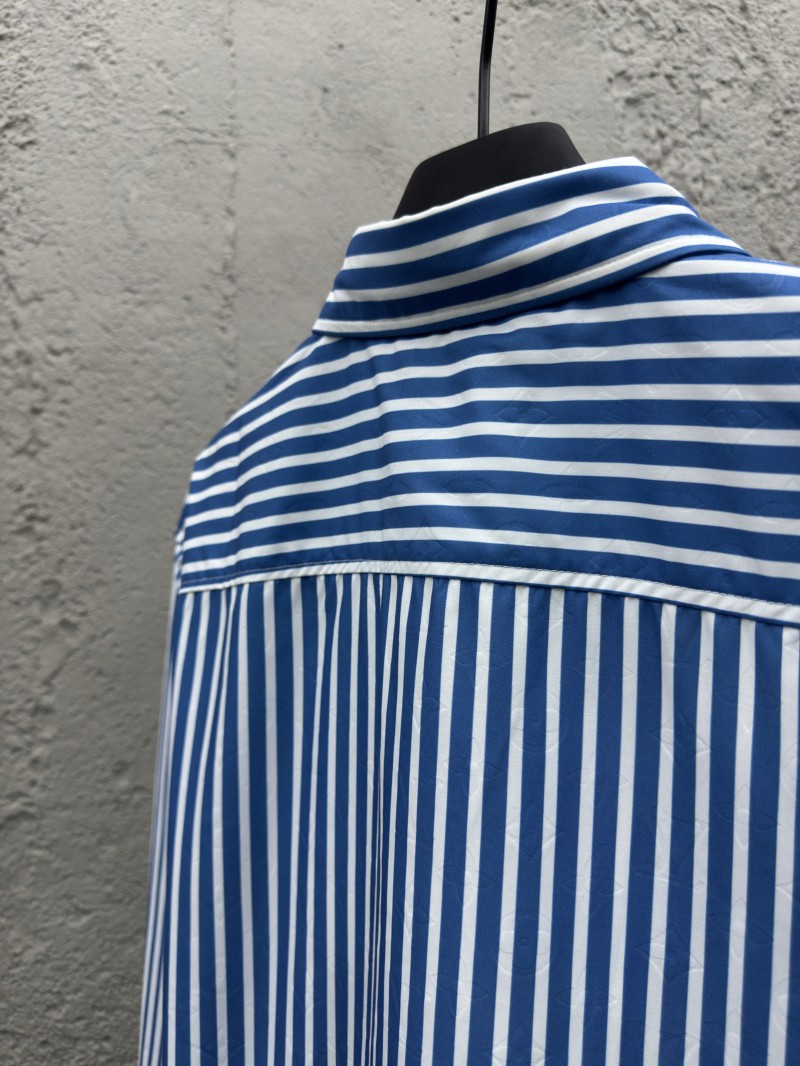 lv striped printed letter shirt 2 8