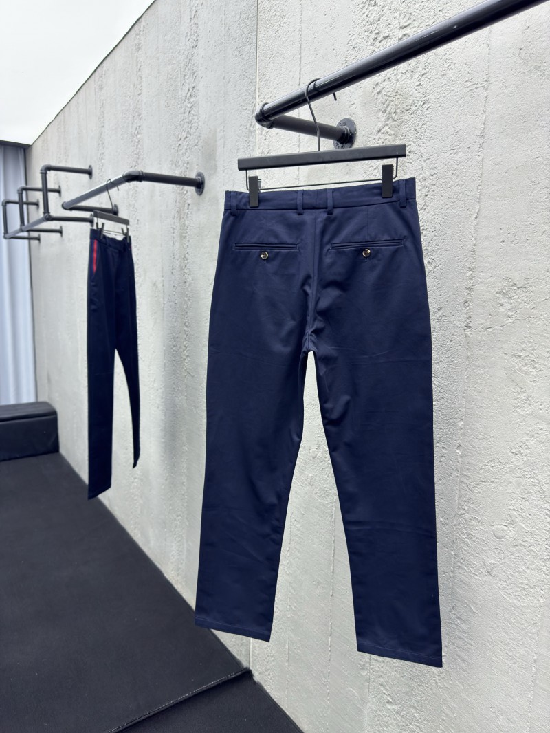 gucci webbing cotton long pants 1
