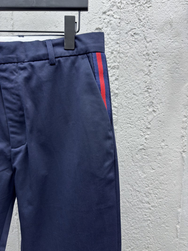gucci webbing cotton long pants 4