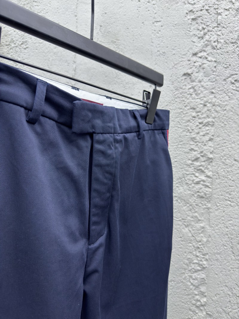 gucci webbing cotton long pants 7