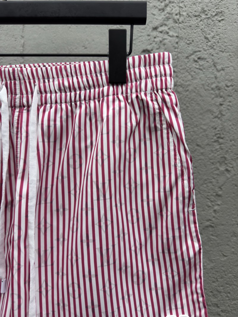 lv striped printed beach pants 3 4