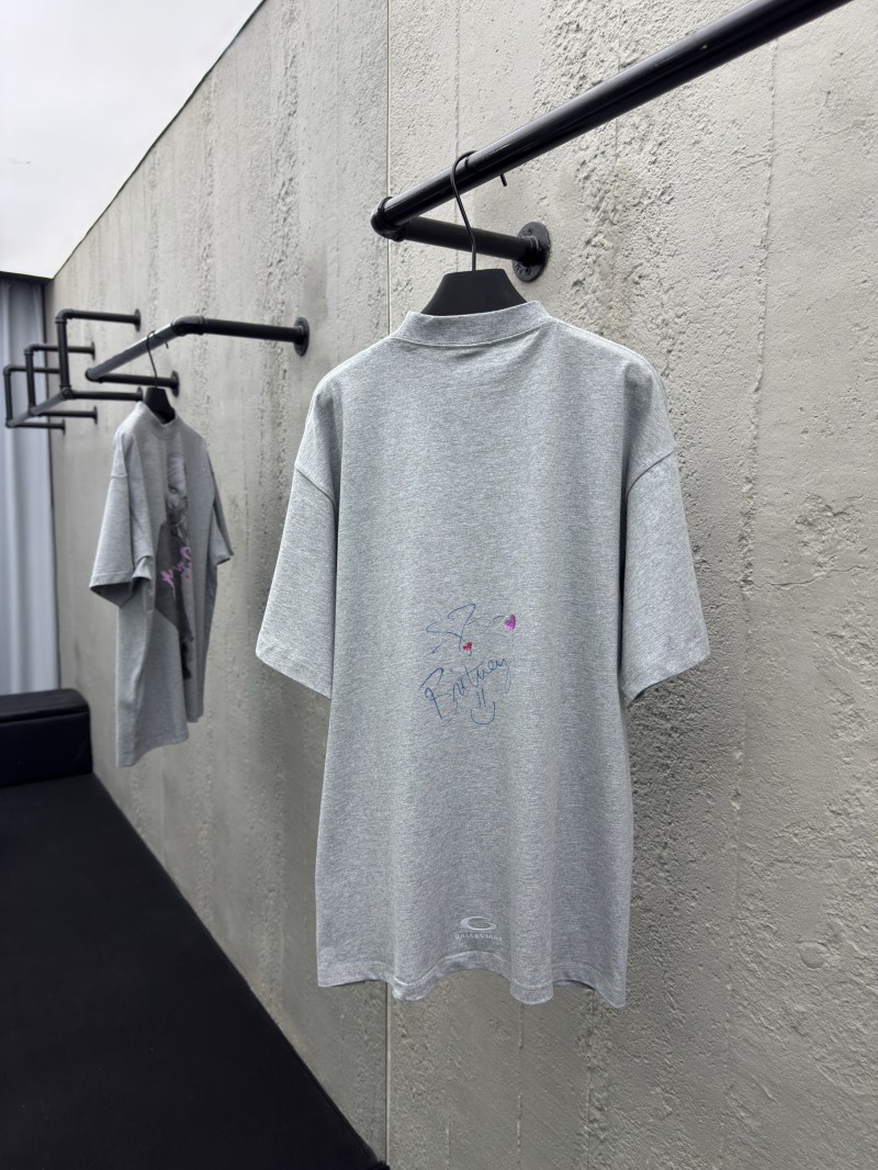 Balenciaga Britney Collection Printed Rhinestone Short Sleeve 1 1