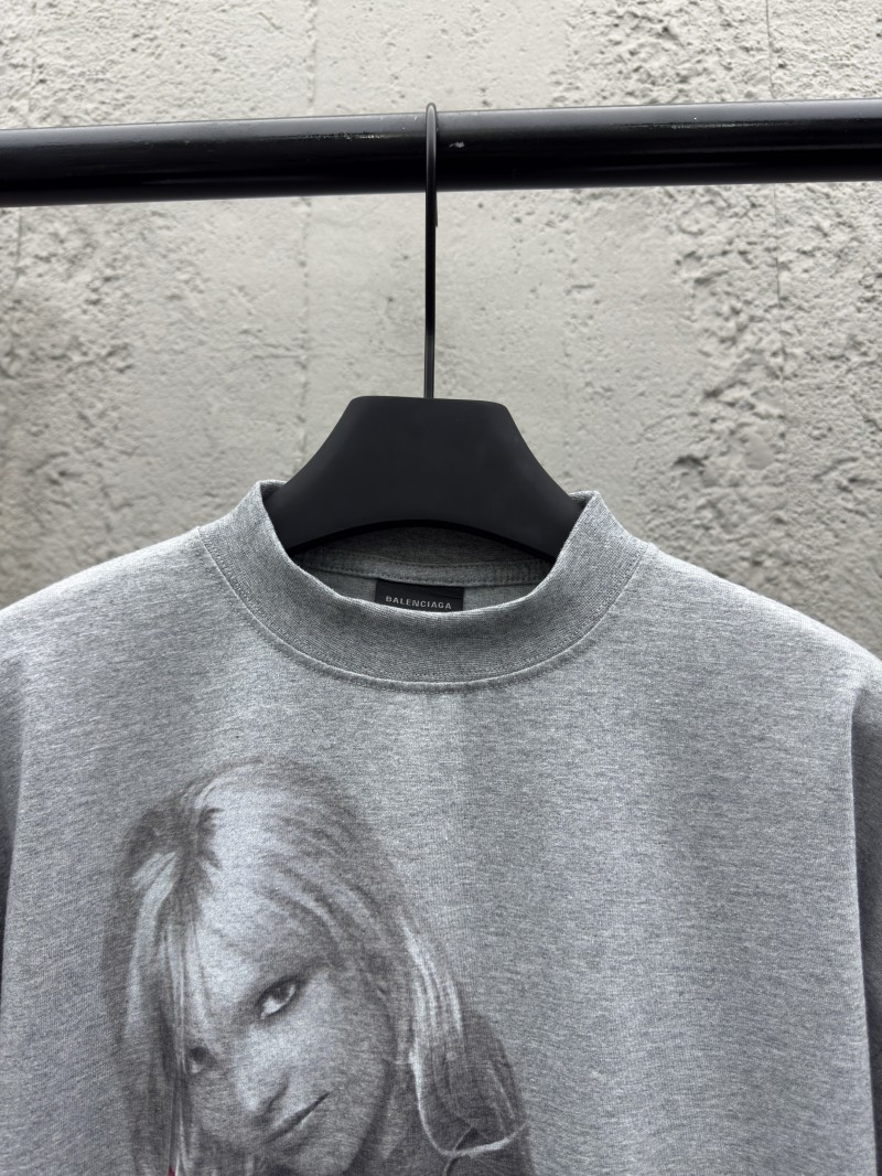 Balenciaga Britney Collection Printed Rhinestone Short Sleeve 1 2