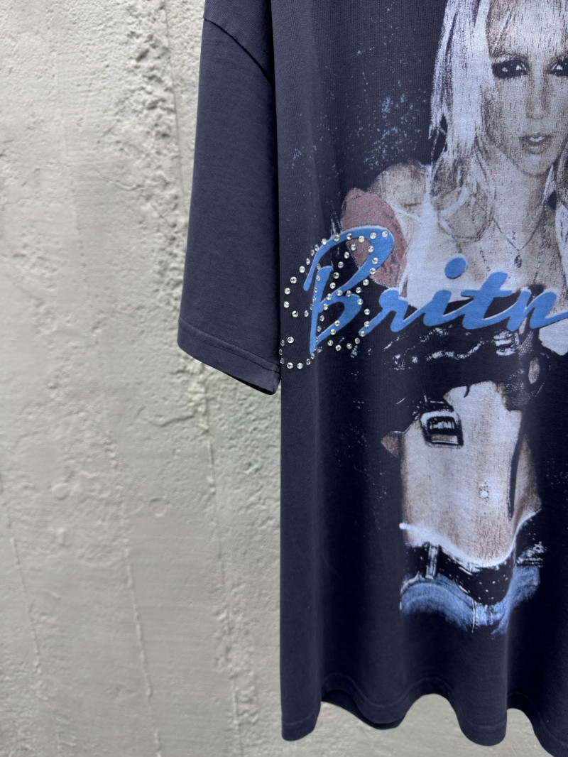 Balenciaga Britney Collection Printed Rhinestone Short Sleeve 2 5
