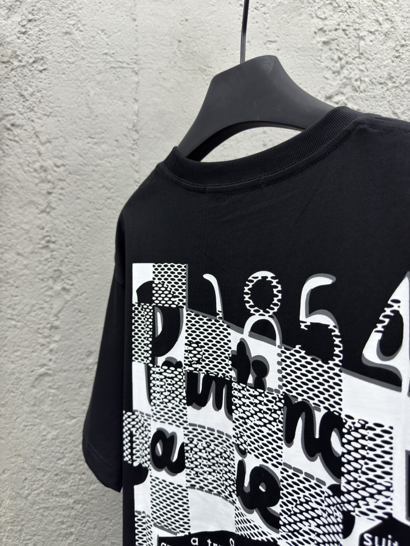 lv 1854 plaid monogrammed short sleeve black 8