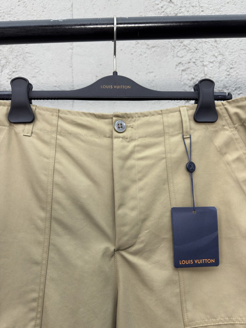 lv letter patch work shorts 2