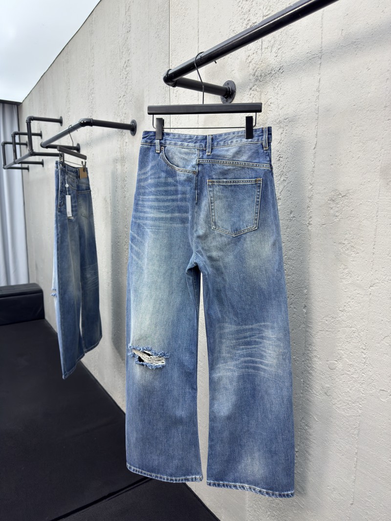 Maison Margiela paper label distressed jeans 1 1