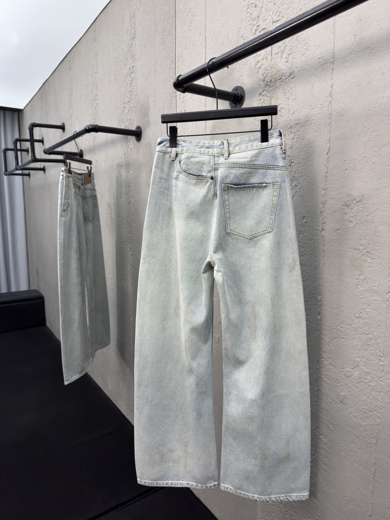 Maison Margiela paper label distressed jeans 2 1
