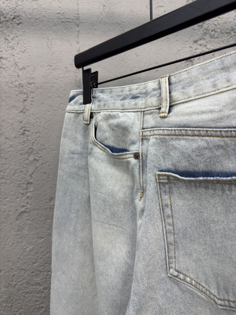 Maison Margiela paper label distressed jeans 2 8