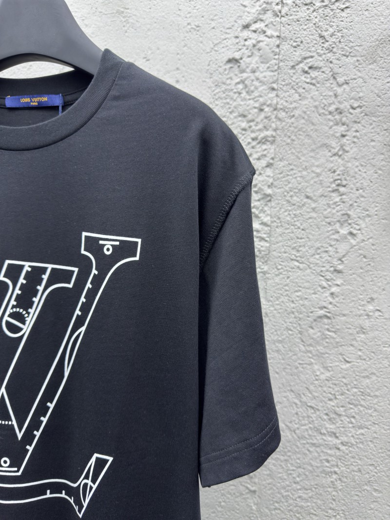lv NBA co-branded basketball tactical slogan short sleeve black 4