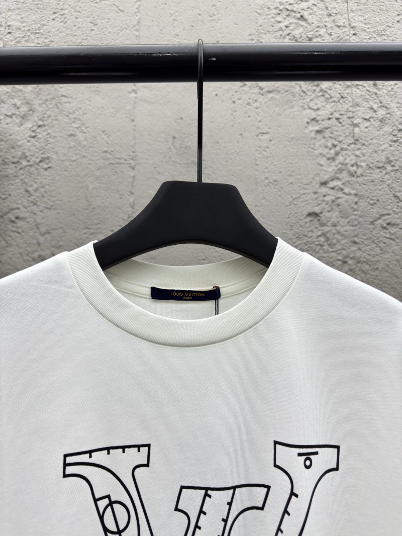 lv NBA co-branded basketball tactical slogan short sleeve white 1