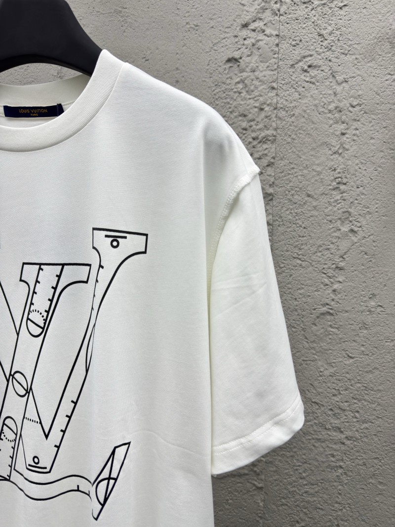 lv NBA co-branded basketball tactical slogan short sleeve white 3