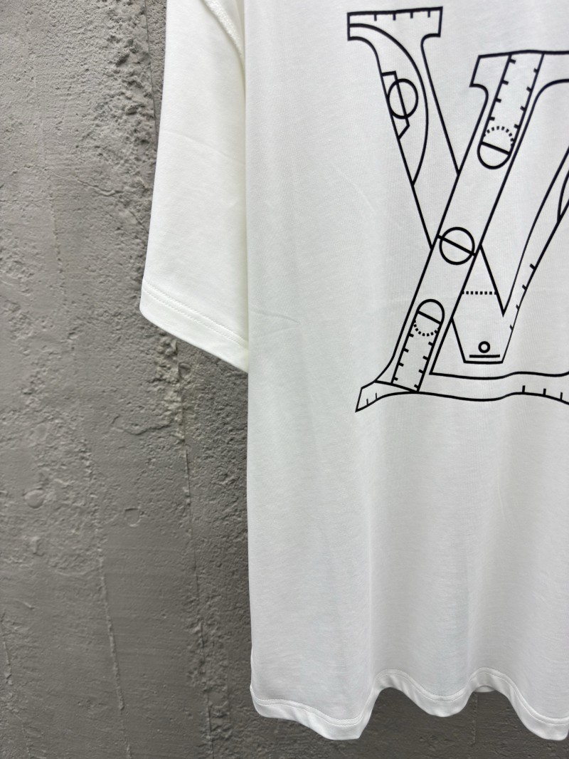 lv NBA co-branded basketball tactical slogan short sleeve white 4