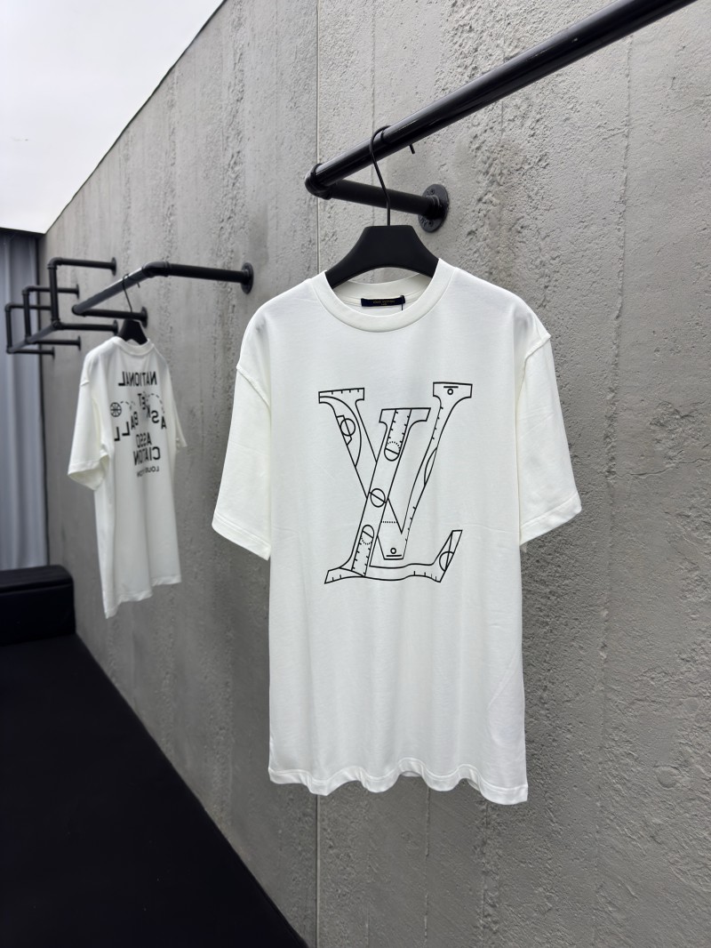 lv NBA co-branded basketball tactical slogan short sleeve white 5