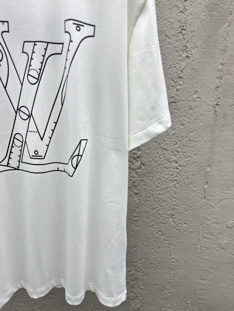 lv NBA co-branded basketball tactical slogan short sleeve white 6