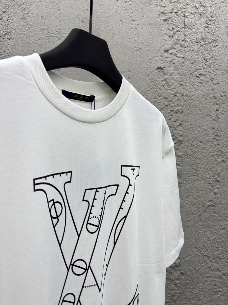 lv NBA co-branded basketball tactical slogan short sleeve white 7