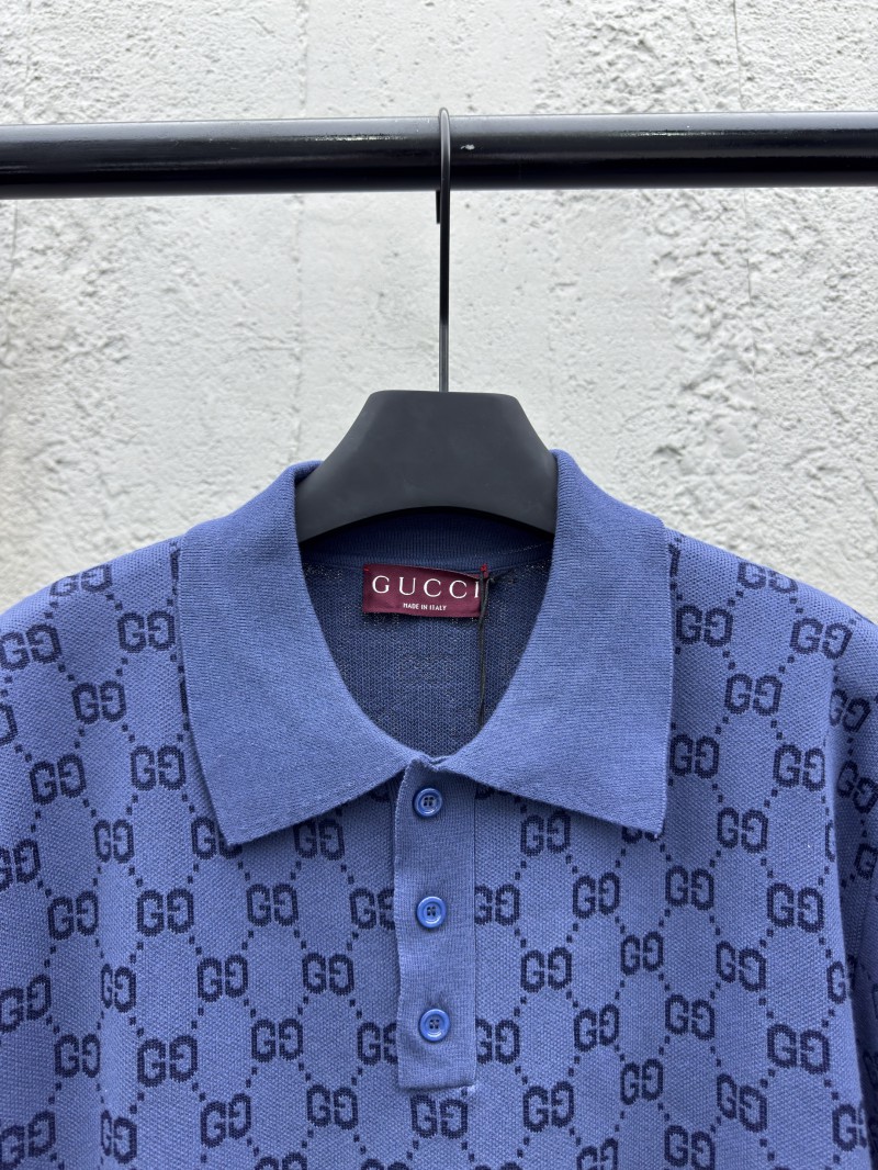 gucci hang-dyed jacquard polo shirt 2