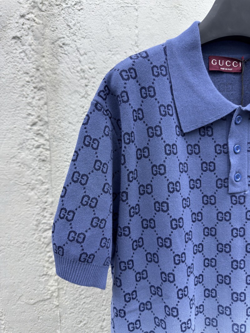 gucci hang-dyed jacquard polo shirt 3
