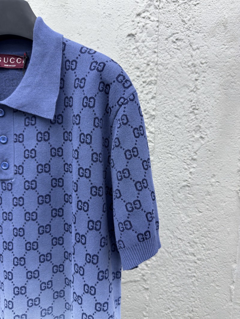 gucci hang-dyed jacquard polo shirt 4