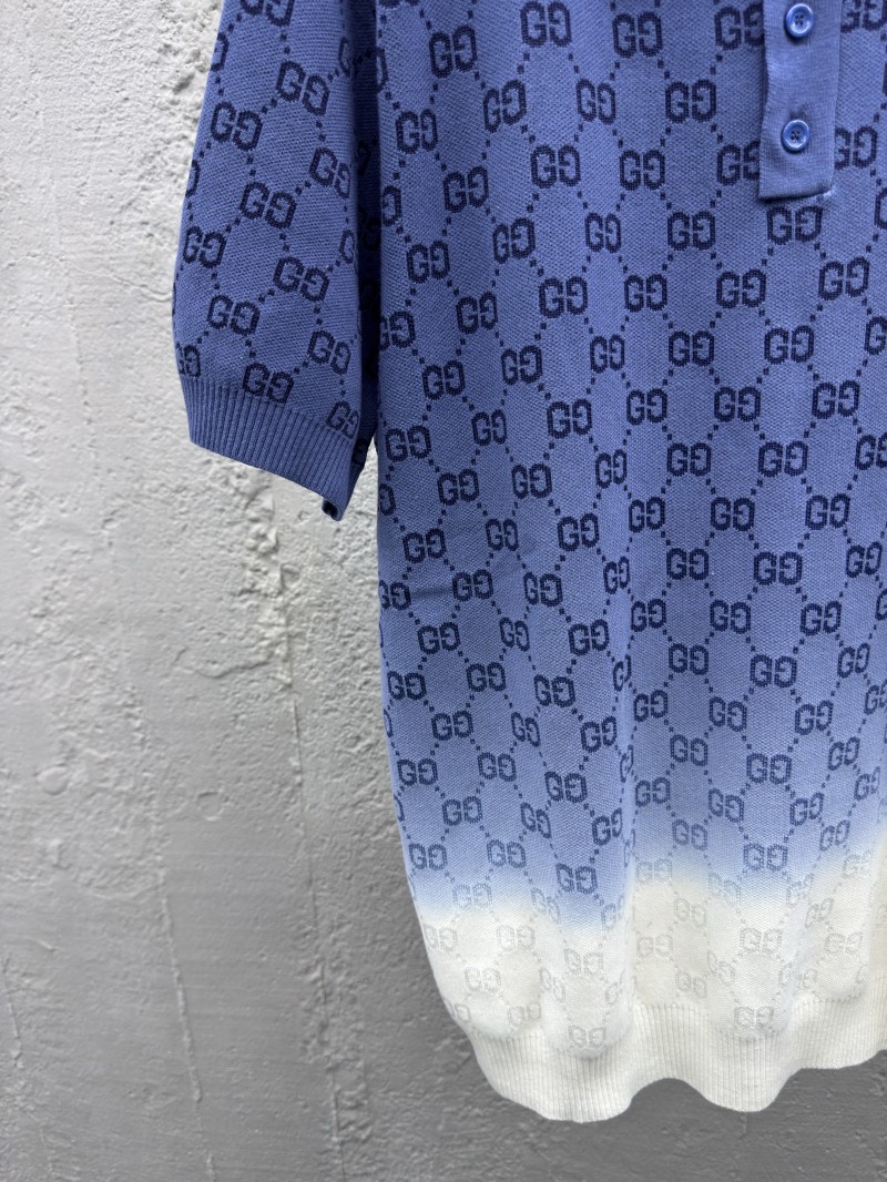 gucci hang-dyed jacquard polo shirt 5