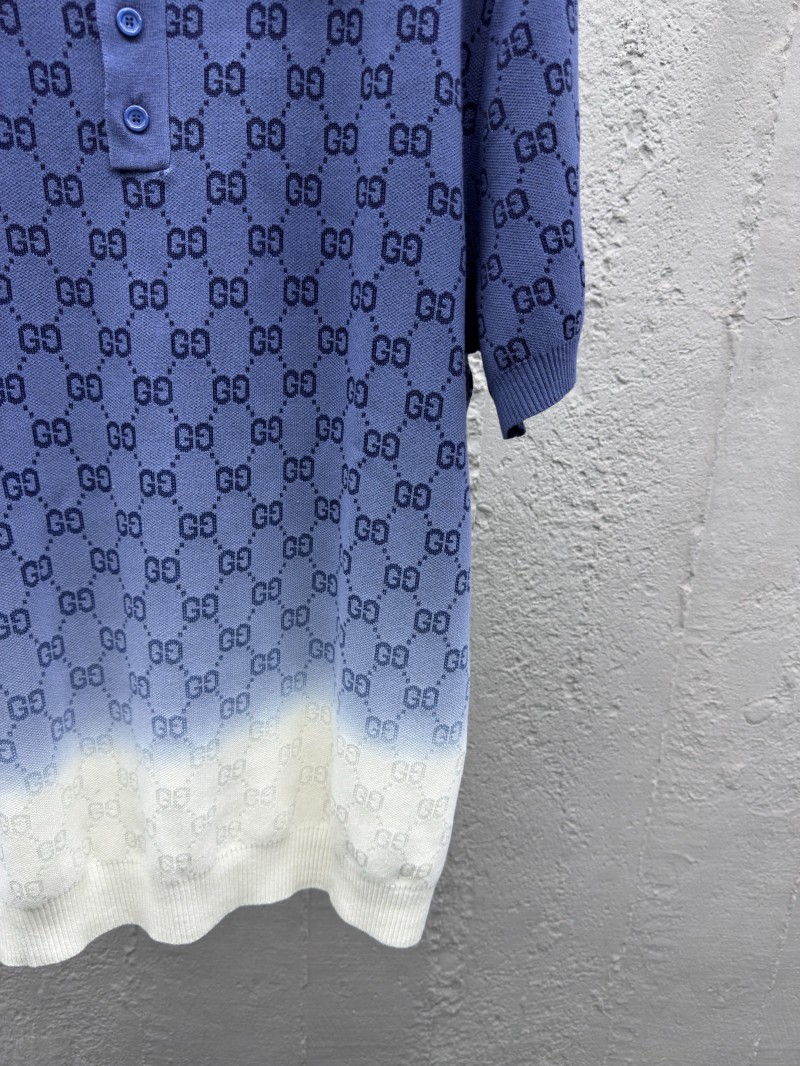 gucci hang-dyed jacquard polo shirt 6