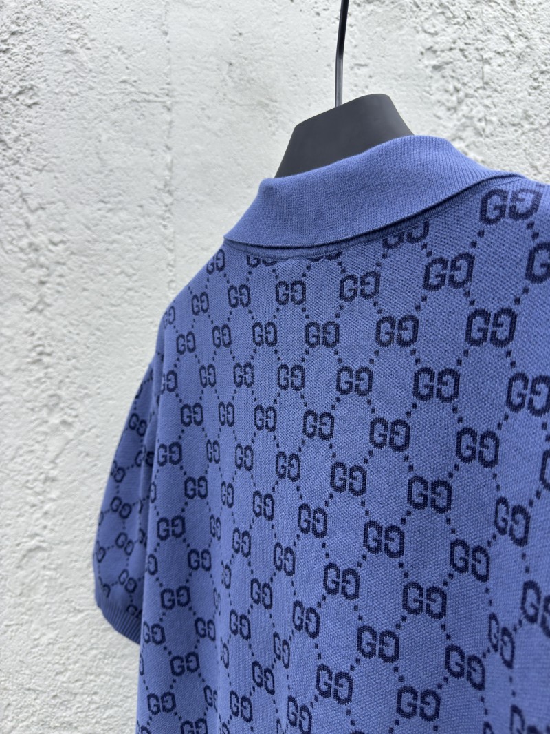 gucci hang-dyed jacquard polo shirt 8