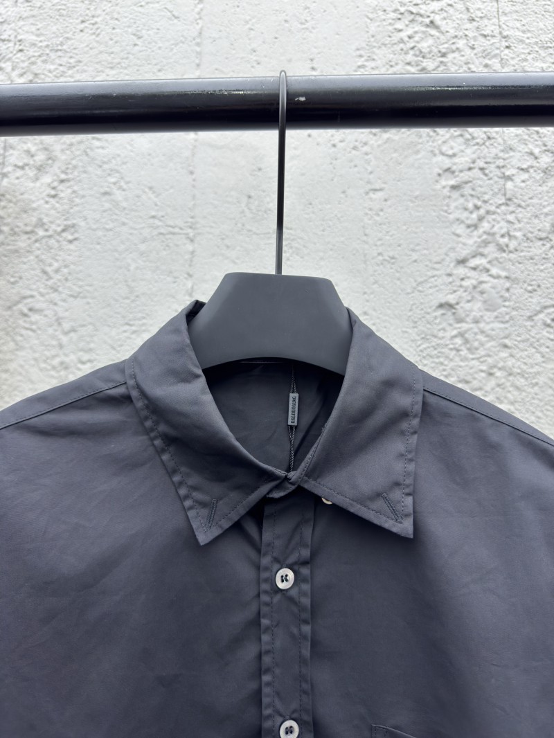 Balenciaga Multi Logo Print Shirt Black 2