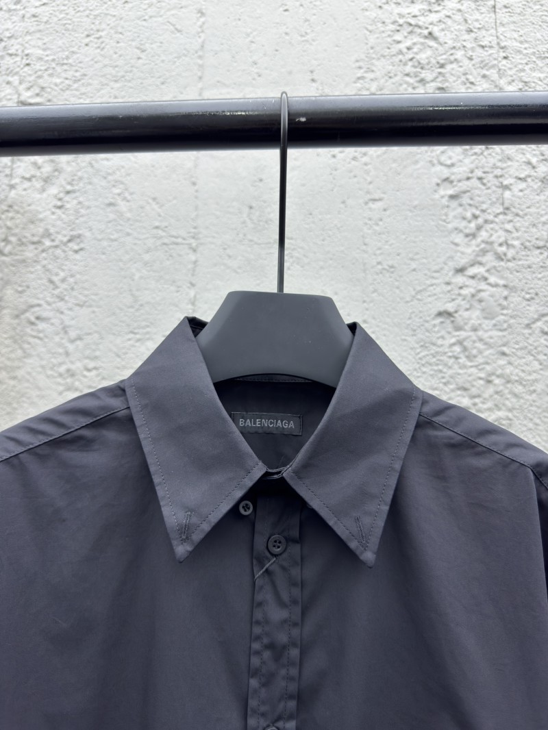 Balenciaga nano BB embroidered shirt black 2