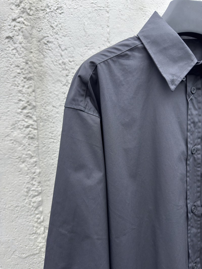 Balenciaga nano BB embroidered shirt black 3
